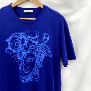 Versace Collection Blue Graphic Tee